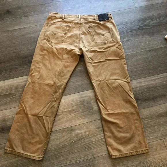 Levi’s 541 Athletic Taper Fit 5 Pocket Twill Tan Khaki Pant Size 40 - Picture 12 of 13